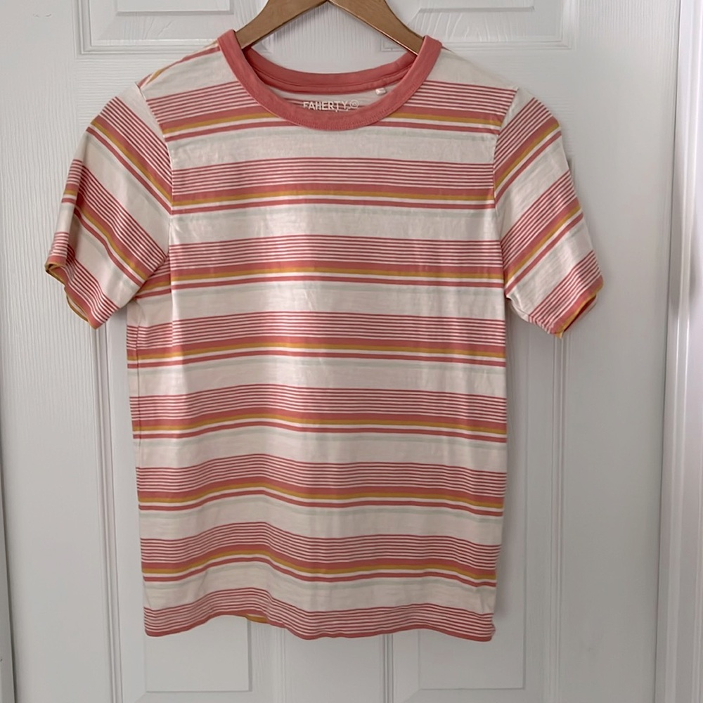 Women’s Faherty unwashed organic cotton tee